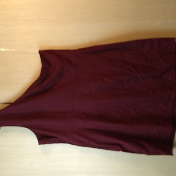 A New Day off the shoulder Burgundy XXL Dress with side zipper - Picture 1 of 7
